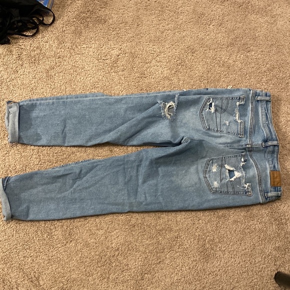 High waisted, straight leg, mom jeans - Picture 4 of 4